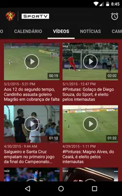 Sport android App screenshot 1