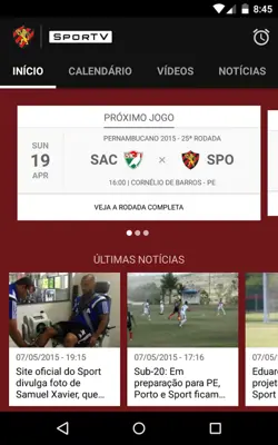 Sport android App screenshot 4